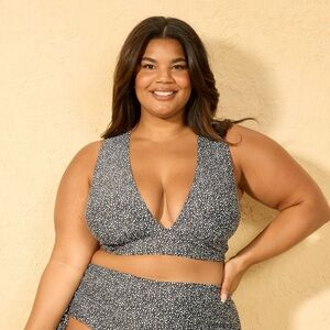 Women's Triangle Bikini Top - Shade & Shore™ Multi 1X